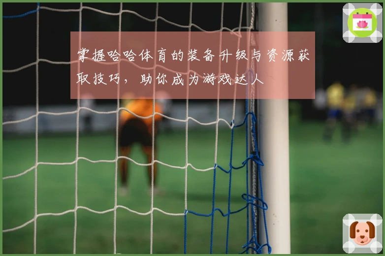 掌握哈哈体育的装备升级与资源获取技巧，助你成为游戏达人